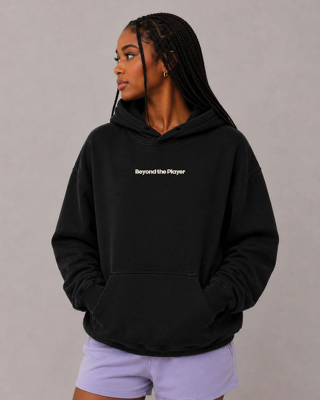 YOU WERE NEVER JUST A SOFTBALL PLAYER HOODIE